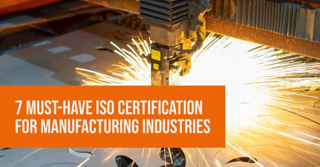 ISO Certification in Manufacturing