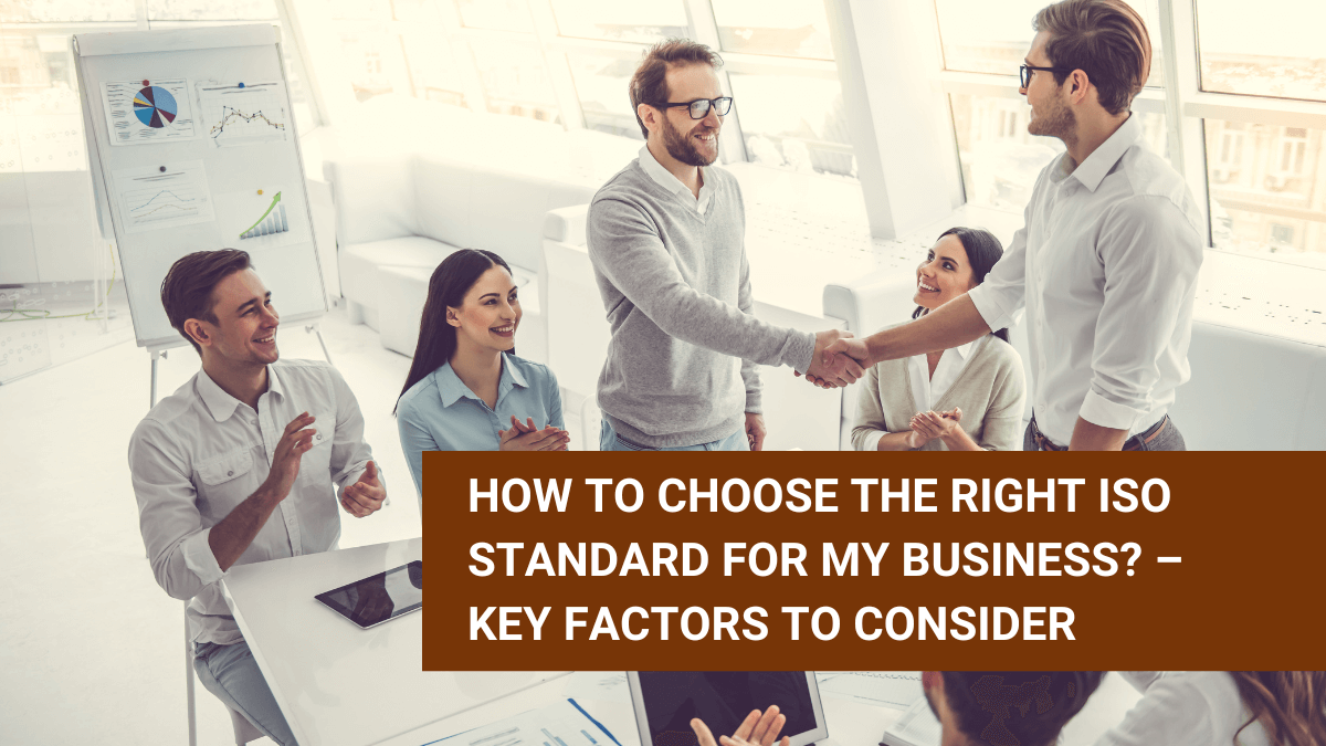 right ISO Standard my business