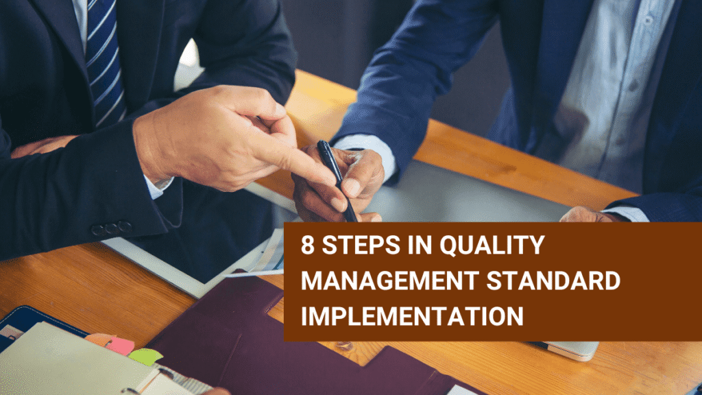 Quality management Standard steps