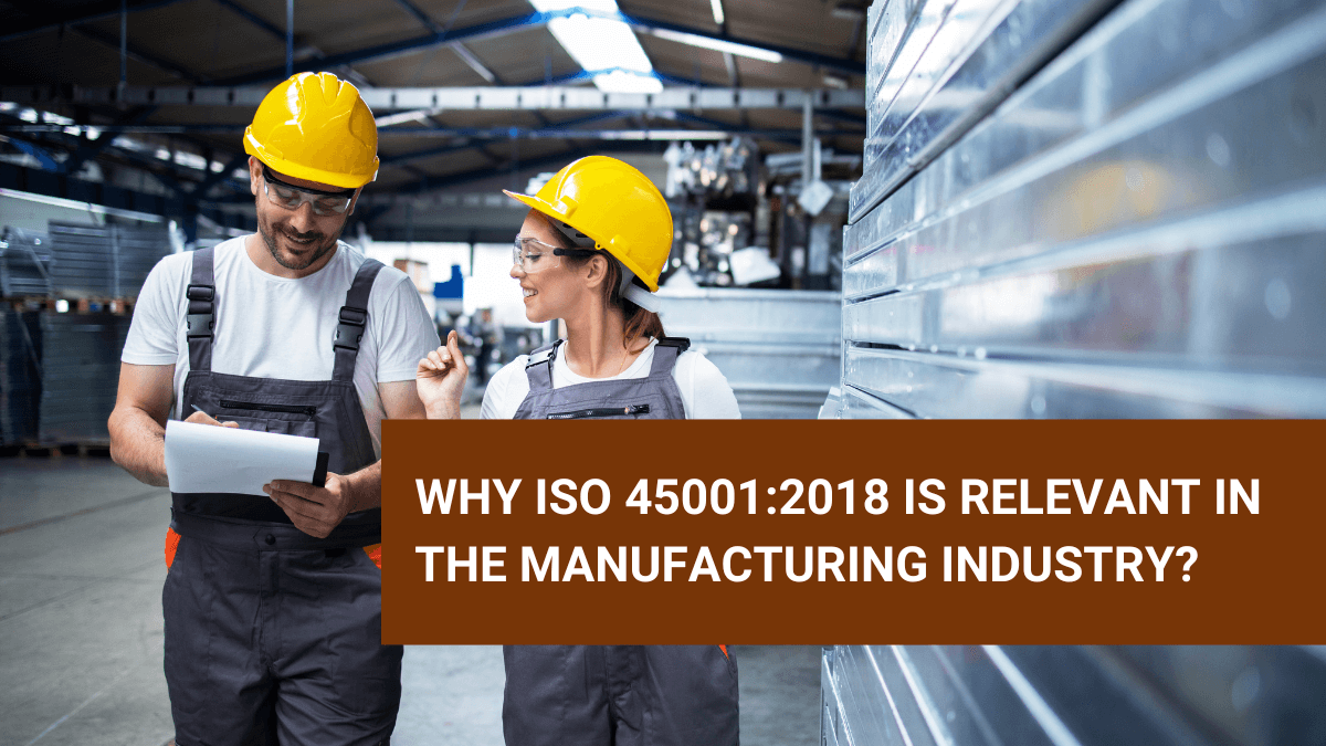 ISO 45001 certification in manufacturing